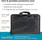High Road Steering Wheel Desk and Laptop Holder for Car, Truck, Van and SUV | Portable Car Office Laptop Case and Desk, with 6 Storage Compartments, Phone Holder, Mouse Tray and Wrist Rest - Image 8