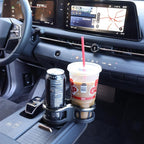 Armor All Cupholder 2 in 1 Expander, Turn 1 Cupholder to 2, Dual Drink Holder Expander with Adjustable Expandable Base to Fit Most Cars and Vehicles, Secure Hold with Drink Grips - Image 2