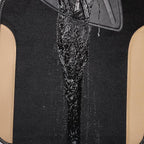 CAR PASS Waterproof Car Floor Mat, Universal Fit Car Mats with Driver Heel Pad, Leather Car Carpet, Anti-Slip Nibbed Backing Floor Mats for SUV, Vans,Sedan,Truck, Automotive Floor Mats (Black Beige) - Image 7