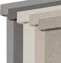 Persilux Blackout Roller Shades for Window Blinds,Cordless,Linen Fabric,Thermal Insulated Fabric UV Protection Shades for Home,Office,Bedroom,Door,Blackout-Light Brown,33 1/2" W X 64" H by PersiluxHome