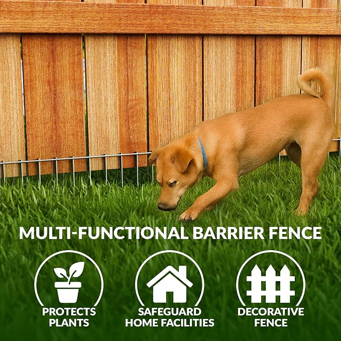 Dig Defence Original Gate Plate, 2 Pack with 2 Sm/Md Animal Barrier | Made in USA, Ideal Gift for Pet Lovers, Dog Digging Deterrent, Underground Gap Filler for Dogs or Rabbits - Image 9