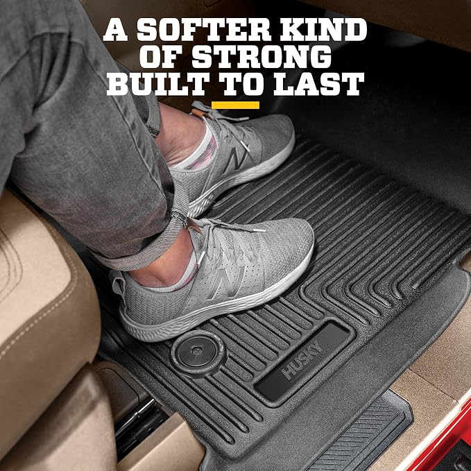 Husky Liners Weatherbeater Floor Mats | Fits 2010-2012 Toyota 4Runner, 2010-2013 Lexus GX460 | Front & 2nd Row, 3-pc Black - 98571 - Image 4