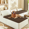gogobunny Waterproof Blanket for Dogs，Couch Covers for Sectional Sofa | Anti Slip, Hair Resistant, Potty Training Couch Protector, Furniture Covers for Pets, 40x50 Inch Dark Chocolate by gogobunny