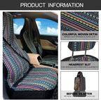 Frienda 14 Pcs Baja Saddle Blanket Car Seat Covers Full Set,Stylish Style - Image 3