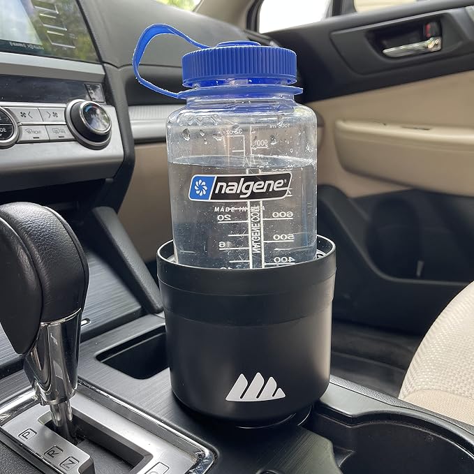 Integral Car Cup Holder Expander for Hydro Flask & Large Water Bottles | Adjustable base with rubber tabs holds most 32-40oz water bottles, Hydro Flask, Nalgene & oversized cups - Image 9
