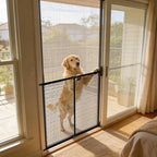Steel Pet Grille (48 Inch, Brown) Rv Screen Door Protector for Dogs, Cats - Image 5