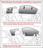 YelloPro Side Window Front Seat Sunshade Custom Fit for 2010-2019 2020 2021 2022 2023 2024 2025 2026 Dodge RAM 2500 3500, 2 Door Regular Cab (2pcs) - Image 9