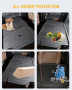 Rear Seat Back Cover Backrest Protector for Ford Bronco Sport Accessories 2021 2022 2023 2024 2025 2026 with Velcro All Weather Split Dog Liner Pet Mat Cargo Trunk Liner 2 PCS - Image 4