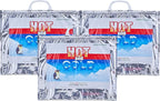 Superio Hot and Cold Insulated Bags for Food Delivery, Grocery Shopping Bags, Food Storage for Hot and Frozen Food for Travel, Disposable Cooler Bag, Reinforced Thermal Lunch Bag (3, 15.5"x13") by Superio