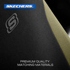 Skechers Seat Covers, Premium Breathable Polyester Seat Covers, Car Seat Covers Front Seats Airbag Compatible, Automotive Comfort for Most Cars, Vans, Trucks, SUVs (Two Front, Beige) - Image 3