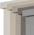 Persilux Blackout Roller Shades for Window Blinds,Cordless,Linen Fabric,Thermal Insulated Fabric UV Protection Shades for Home,Office,Bedroom,Door,Blackout-Grey,23" W X 72" H by PersiluxHome