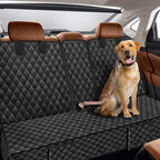 Dog Car Seat Cover for Back Seat for Dodge RAM 1500 2500 2000-2025 2026 | for RAM 4 Door Quad Cab Crew Cab Mega Cab Accessories Truck Pet Bench Backseat Rear Seat Covers Protector Waterproof Black - Image 3