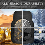 CAR PASS Heavy Duty Rubber Car Mats, Deep-Dish All Weather 3 Row Car Floor Mats for 7 Seater 8 Seats 2nd & 3rd Row, Waterproof Anti-Slip Universal Trim-to-Fit for SUV, MPV, 7 Passengers Vehicle - Image 2