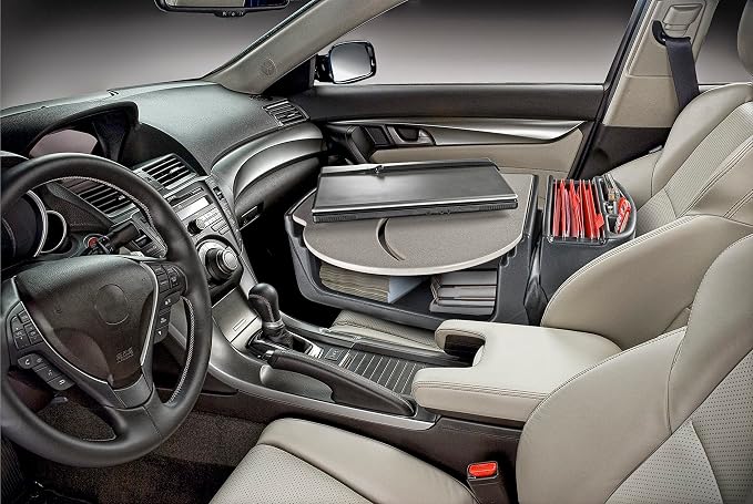 AutoExec AE-RMCD-PI-GT Roadmaster Car Desk for Your Vehicle Workstation and Mobile Office, with 400 watt Power Inverter | Vehicle Workstation, Mobile Office, 400 Watt Power Inverter - Image 4
