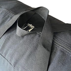 YiKitHom Extra Large Storage Canvas Duffle Bag for Travel, Black Oversized Giant Big Traveling Duffle Bag - Image 5