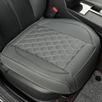 2 Pack Leather Front Car Seat Covers,Bottom Seat Covers for Cars,Driver Car Seat Cover,Luxury Seat Protectors,Waterproof,Anti-Slip,Full Wrap,for Most Vehicles,Sedan,Truck,SUV(Grey) - Image 7