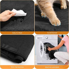 Dog Car Seat Cover for Back Seat for Dodge RAM 1500 2500 2000-2025 2026 | for RAM 4 Door Quad Cab Crew Cab Mega Cab Accessories Truck Pet Bench Backseat Rear Seat Covers Protector Waterproof Black - Image 5