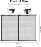Steel Pet Grille (48 Inch, Brown) Rv Screen Door Protector for Dogs, Cats - Image 2