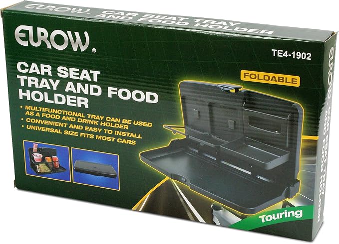Car Backseat Travel Tray with Dual Cup Holders, Snack and Meal Storage, Phone Slot, Hooks, Easy-Clean Surface, Fits Most Vehicles, Installs in Seconds, Ideal for Kids and Road Trips - Image 5