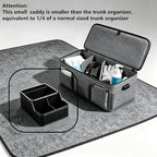 Car Storage Organizer Between Seats,Center Console Armrest Storage Box Back Seat Organizer with Small Compartment Car Interior Storage Box,Cup Holder Tray with Non-slip Mat(Black) | Center Console Armrest Storage Box,Front & Back Seat Floor Organizer,C... - Image 7