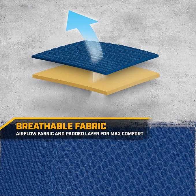 CAT Flexfit Blue Rear Seat Cover for Cars, SUVs & Mid-Size Pickup Trucks - Durable 60/40 Split Rear Bench Seat Protector, Back Seat Cover, Interior Auto Accessory, Not for Full-Size Pickup Trucks - Image 8