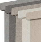 Persilux Blackout Roller Shades for Window Blinds,Cordless,Linen Fabric,Thermal Insulated Fabric UV Protection Shades for Home,Office,Bedroom,Door,Blackout-Beige,35" W X 72" H by PersiluxHome