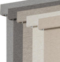 Persilux Blackout Roller Shades for Window Blinds,Cordless,Linen Fabric,Thermal Insulated Fabric UV Protection Shades for Home,Office,Bedroom,Door,Blackout-Beige,34 1/2" W X 72" H by PersiluxHome