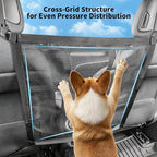 Dog Car Net Barrier Double Layer Mesh with Zipper Organizer Storage | Cars Seat Divider for Pet with Adjusting Rope and Hook Breathable Dogs Travel Accessory Universal Fit for SUV Sedan Truck - Image 3