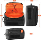 Fitdom Tactical Hanging Toiletry Bag for Men, Travel Dopp Kit Organizer | Water Resistant 1680D Fabric with MOLLE Webbing, Hanging Hook & 4 Compartments for Shaving, Grooming, Gym & Camping Gear - Image 2