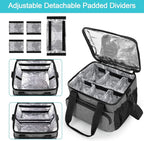Trunab Insulated Medical Bag with Dividers, Medicine Pouch,Grey | Empty Bag for Custom Setup, Ideal for Home, Travel and Camping - Image 3