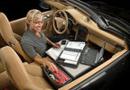 AutoExec GripMaster Car Desk for Your Vehicle Workstation and Mobile Office, Grey with 400 watt Power Inverter | Vehicle Workstation, Mobile Office, 400 Watt Power Inverter - Image 2