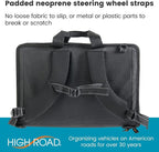 High Road Steering Wheel Desk and Laptop Holder for Car, Truck, Van and SUV | Portable Car Office Laptop Case and Desk, with 6 Storage Compartments, Phone Holder, Mouse Tray and Wrist Rest - Image 7