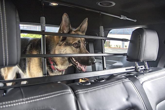 Sherpa Kar9 Guard Rail Universal Car Travel Barrier - Black, One Size - Image 2