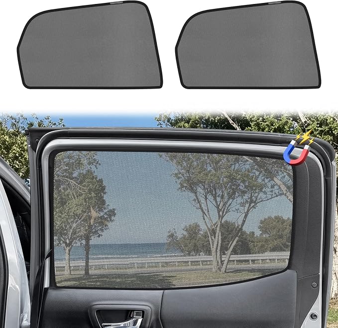 KUST Car Window Shades for 2020-2025 2026 Ford Escape Accessories, Breathable Mesh Magnetic Window Covers, Rear Back Side Window Sun Shades UV Block Privacy Protection for Baby Camping Napping 2PCS - Image 9