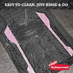 Rubbermaid Car Floor Mat, Heavy Duty All-Weather Car Mats Full Set with Dual-Tone Pink Aluminum Inserts – Universal Fit, Anti-Slip Backing, Trim-to-Fit for Most SUV, Sedan, Van - Image 8