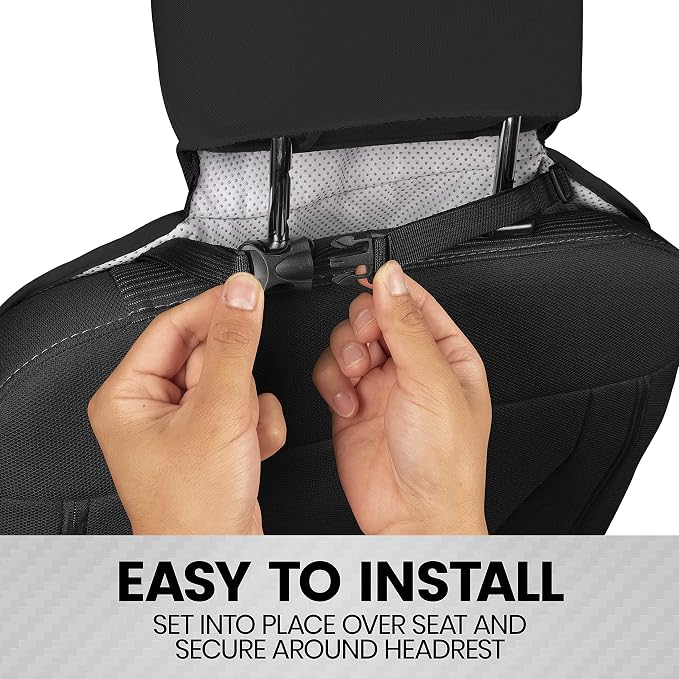 BDK UltraFit Waterpoof Car Seat Towel Cover, 2 Pack with Black Trim – Washable Sweat Seat Protector, Ideal for Gym Swimming Surfing Running Crossfit, Fits Most Auto Truck Van SUV - Image 4