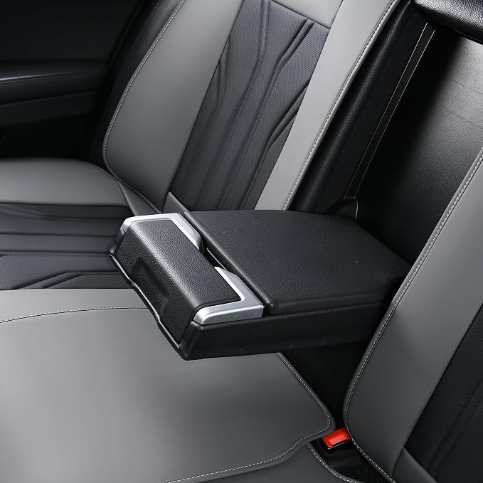 Seat Covers for Cars, Waterproof Seat Covers, Leather Car Seat Covers 2 Pack, Universal Seat Cushion Protector for Most Cars Trucks SUV-Gray&Black - Image 7