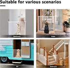 Steel Pet Grille RV Screen Door Protector For Dogs Pets Cats Scratch Protector Replacement White 36 Inch Screen Door Guard Pet Proof - Image 4