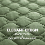 gogobunny 100% Double-Sided Waterproof Dog Bed Cover Pet Blanket Sofa Couch Furniture Protector for Puppy Large Dog Cat, Reversible (82x120 Inch (Pack of 1), Dark Green/Light Green) - Image 3