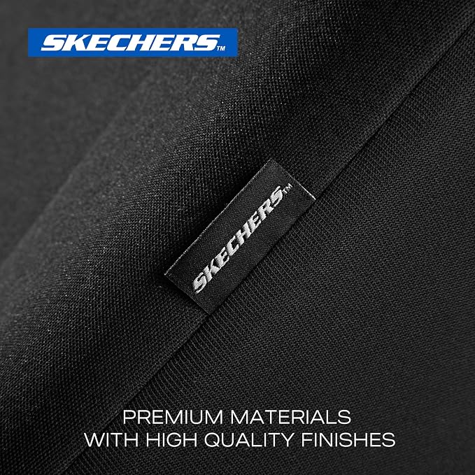 Skechers Seat Covers, Premium Breathable Polyester Seat Covers, Car Seat Covers Front Seats Airbag Compatible, Automotive Comfort for Most Cars, Vans, Trucks, SUVs (Two Front, Black) - Image 4