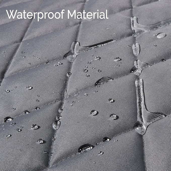 Jumbl Cargo Liner for SUV's and Cars, Waterproof Material, Non Slip Backing, with Side Walls Protectors, Extra Bumper Flap Protector, Large Size - Universal Fit - Image 6