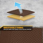 CAT Flexfit Brown Rear Seat Cover for Cars, SUVs & Mid-Size Pickup Trucks - Durable 60/40 Split Rear Bench Seat Protector, Back Seat Cover, Interior Auto Accessory, Not for Full-Size Pickup Trucks - Image 8