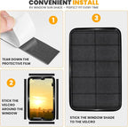 EcoNour RV Magnetic Window Shade for Side Door,Foldable UV Protection Cover | Blackout Winnebago Itasca Sunova Class A RV Entry Doors | 4 Hook & Loop Waterproof Oxford Fabric | Large (27" ×18") - Image 6