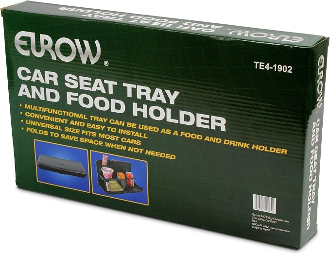Car Backseat Travel Tray with Dual Cup Holders, Snack and Meal Storage, Phone Slot, Hooks, Easy-Clean Surface, Fits Most Vehicles, Installs in Seconds, Ideal for Kids and Road Trips - Image 6