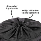 Diono Pop-up Trash Bin, Collapsible Car Trash Can Portable, Small, Leak Proof, Perfect For Keeping Car Clean, Black - Image 5