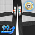 Magnetic Screen Door 72"x80" Blackout – Privacy Protection, Powerful Magnets, Heavy Duty Thicker 265g/㎡ Mesh, Easy Install, Self-Sealing, Pet Tested, Tie Backs, Screen Door Mesh - Image 3