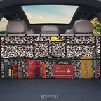 Femuar Car Trunk Organizer,Large Capacity Backseat Trunk Organizer(42"*18"),Collapsible Car Storage Bag with 8 Pocekt,Car Organizer for SUV/MPV/Truck - Leopard print - Image 7