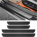 4PCS Car Door Sill Protector,Anti-Scratch Rubber Car Door Protector Edge Guards for Door Steps,Universal Waterproof Door Threshold Strips Exterior Accessories for Car Truck SUV (Black, Width 2.36") by Unknown