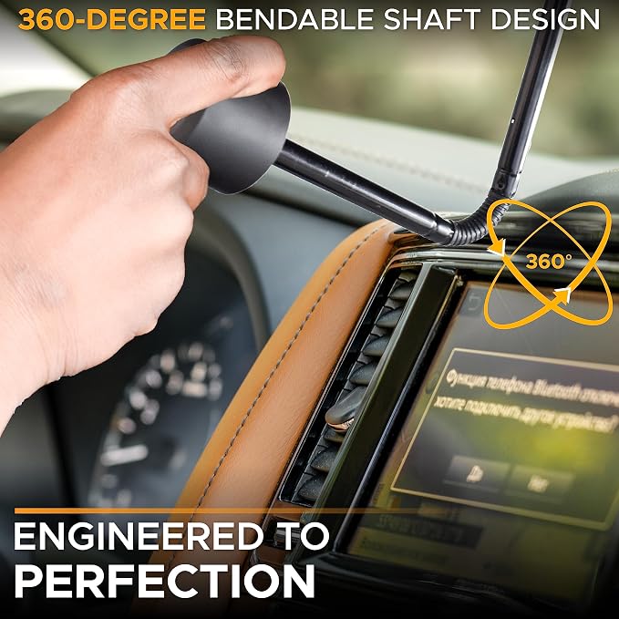 ECONOUR Car Windshield Sunshade Umbrella, Bendable Front Windshield Sun Shade for UV Protection & Interior Heat Reduction, Foldable Car Sunshade for Sedan & SUV - Image 2
