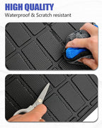 Cargo Liners Backrest Mat for Lexus RX350 RX350H RX450H+ RX500H Accessories 2023-2025 with Hook&Loop Rear Trunk Mat Rear Seat Back Cover Protector All Weather Anti-Slip Split Dog Liner 4 PCS - Image 5